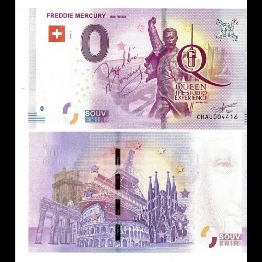 Freddie Mercury Montreux Switzerland Souvenir
